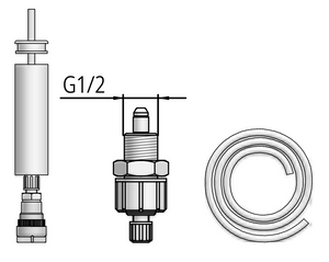 Basic dose pump accessory kit DN4 PN10 PP/FPM for dosing pumps up to 7 L/H